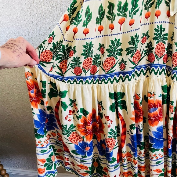 FARM Rio V-Neck Kaftan Maxi Cut-Out Dress - Picture 7 of 16